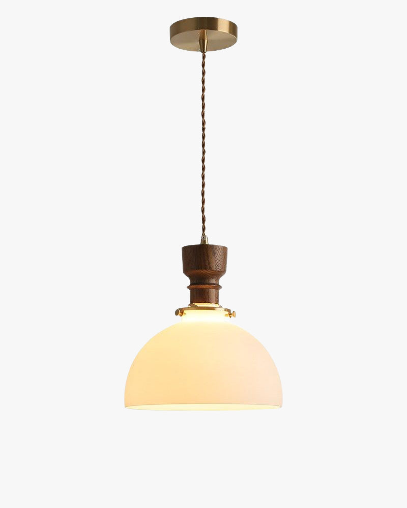 WOMO Frosted Glass Drum Pendant Light-WM3169