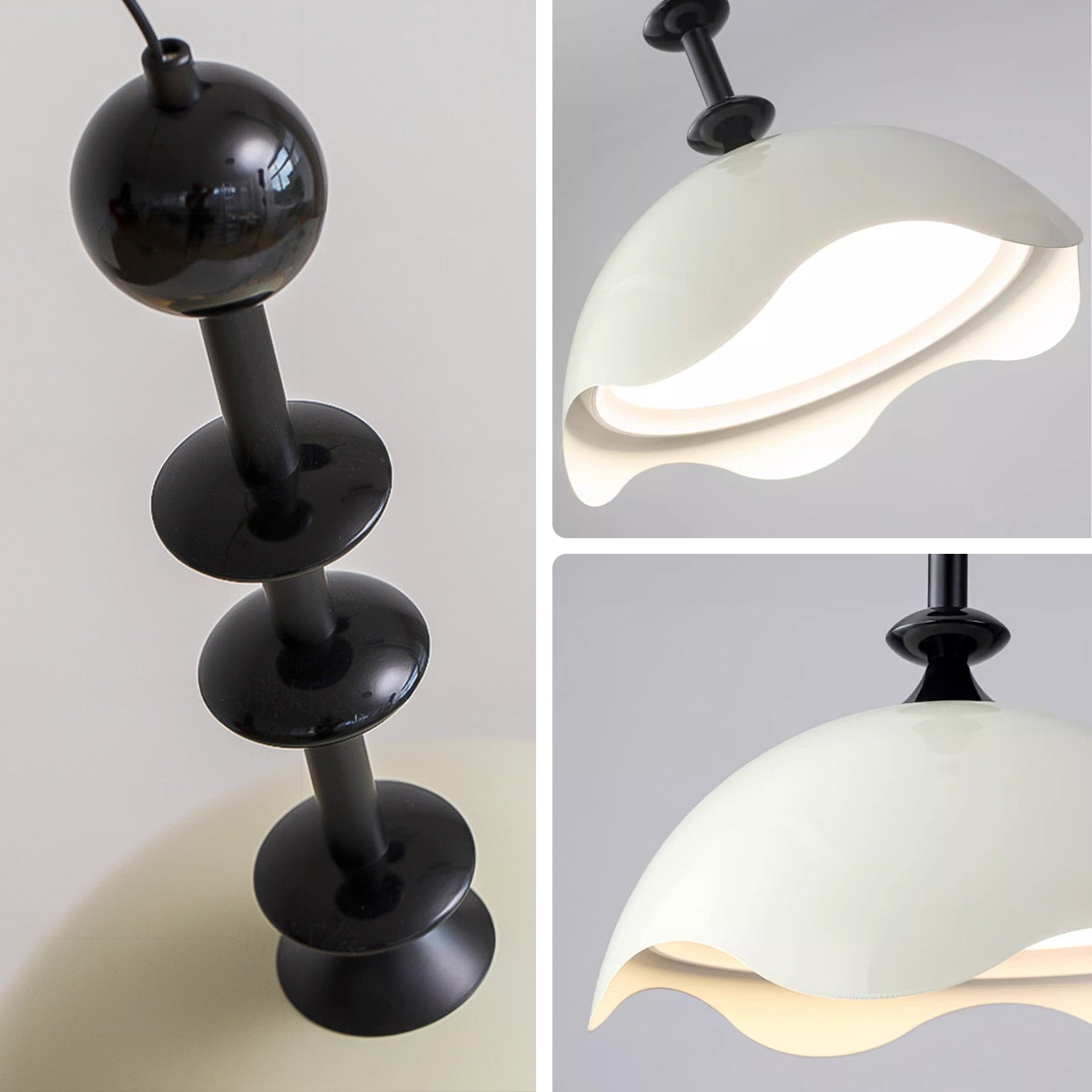 WOMO Metal Eggshell Pendant Light-WM3179