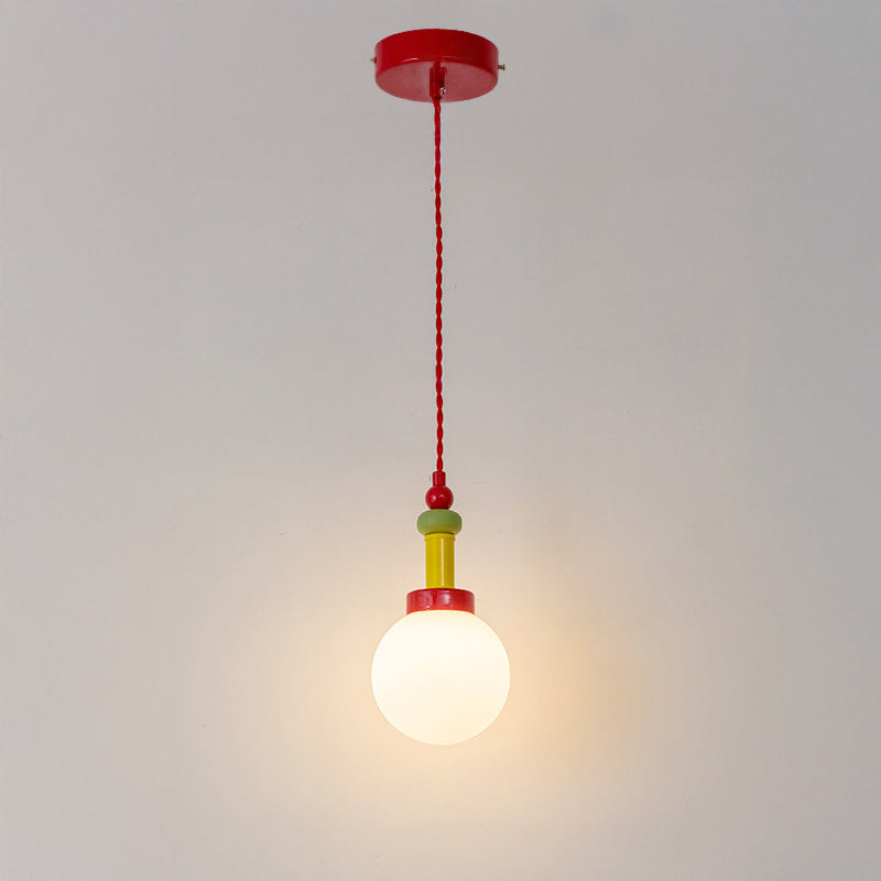 WOMO Glass Globe Children Pendant Light-WM3188