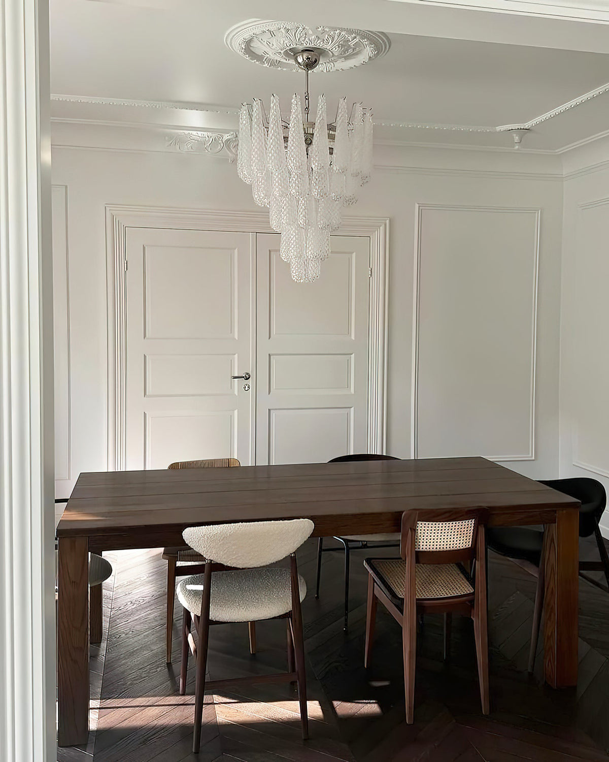 WOMO Art Deco Raindrop Chandelier Light-WM3202