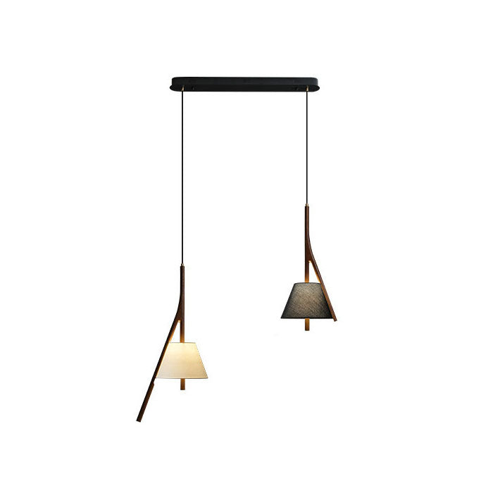 WOMO Branch‑Shaped Wood Linear Pendant Light-WM3275