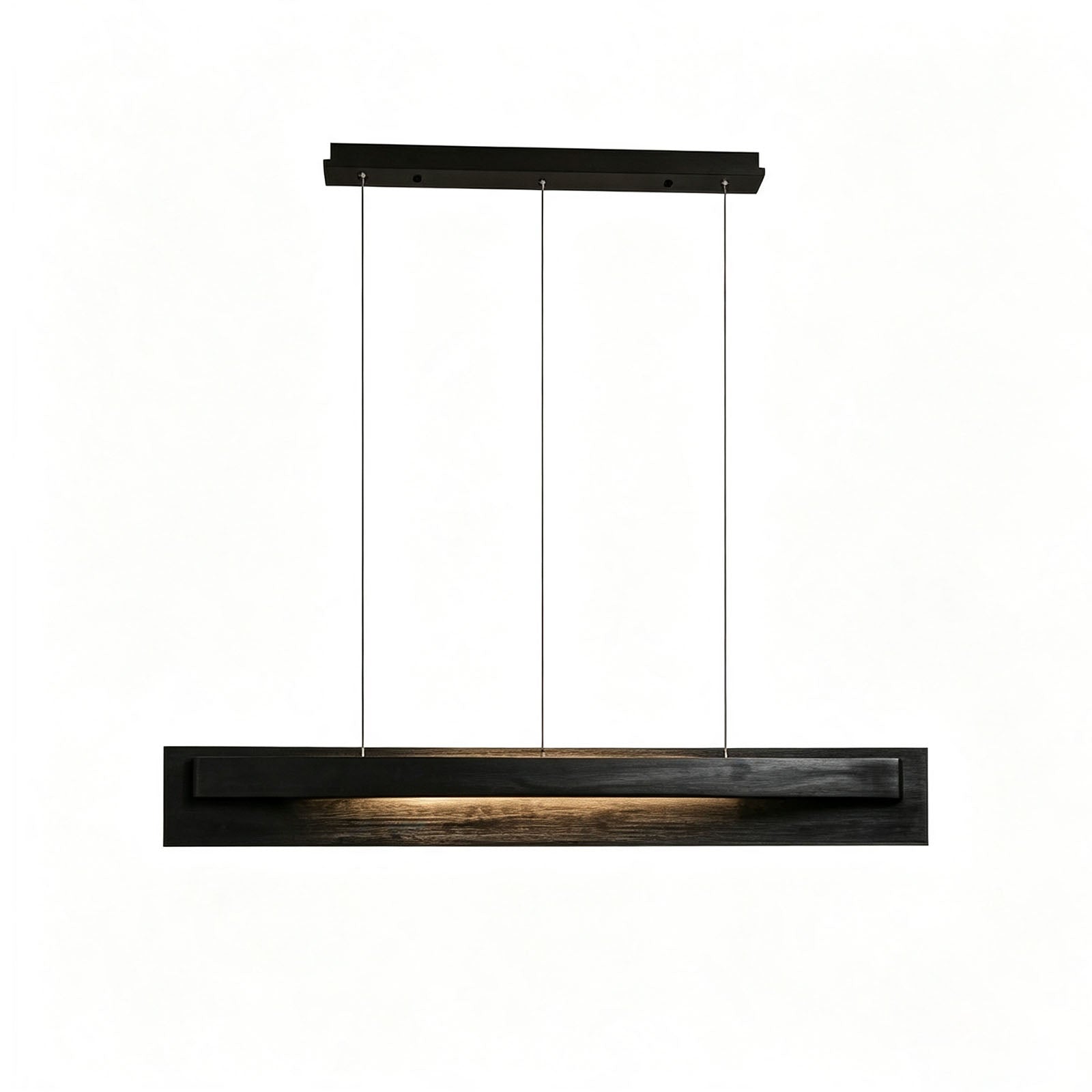 WOMO Dimmable Long Wood Linear Pendant Light-WM3277