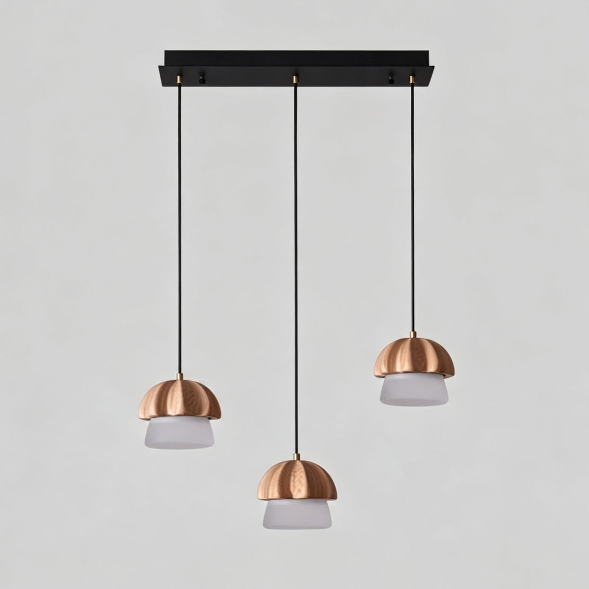 WOMO Wooden Mushroom Pendant Light-WM3281