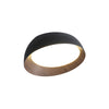 WOMO Wood Grain Asymmetrical Flush Mount Ceiling Light-WM1016 thumbnail