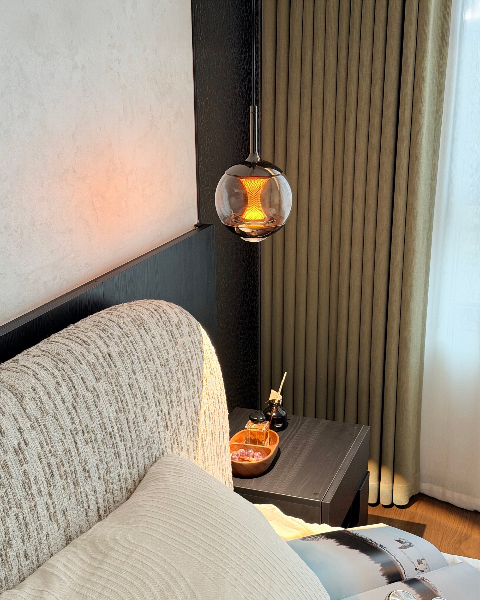 WOMO Glass Globe Afterglow Pendant Light - WM3316