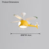 WOMO Airplane Children Ceiling Fan Lamp-WM5007 thumbnail