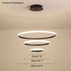WOMO Tiered Led Ring Chandelier-WM2006 thumbnail