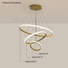 WOMO Tiered Led Ring Chandelier-WM2006 thumbnail
