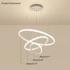 WOMO Tiered Led Ring Chandelier-WM2006 thumbnail