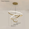 WOMO Tiered Led Ring Chandelier-WM2006 thumbnail