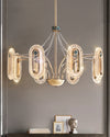 WOMO Rose Gold Long Oval Chandelier-WM2402 thumbnail