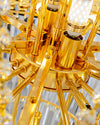 WOMO Tiered Gold Crystal Chandelier-WM2745 thumbnail