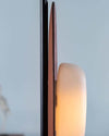 WOMO Modern Wood Oval Floor Lamp-WM7080 thumbnail
