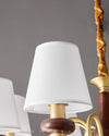 WOMO Fabric Shaded Chandelier-WM2954 thumbnail