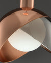 WOMO Asymmetrical Flower Glass Pendant Light-WM2681 thumbnail
