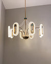WOMO Rose Gold Long Oval Chandelier-WM2402 thumbnail