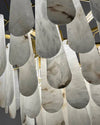 WOMO Tiered Raindrop Alabaster Chandelier-WM2395 thumbnail
