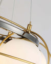 WOMO Frosted Glass Ball Round Chandelier-WM2791 thumbnail