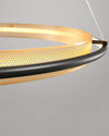 WOMO Black and Gold Ring LED Chandelier-WM2119a thumbnail