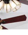WOMO Vintage Glass Ceiling Fan Chandelier-WM5121 thumbnail