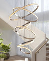 WOMO Tiered Circular Led Crystal Chandelier-WM2491b thumbnail