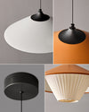 WOMO Leather Cone Pendant Light-WM2952 thumbnail