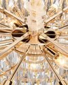 WOMO Rose Gold Linear Crystal Chandelier-WM2546 thumbnail