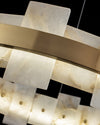 WOMO Gold Alabaster Round Chandelier-WM2394 thumbnail