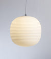 WOMO Lantern Ribbed Milk Glass Pendant Light-WM2676 thumbnail