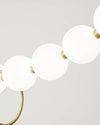WOMO Pearl Brass Globe Dining Room Chandelier-WM2102c thumbnail