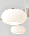 WOMO Frosted Glass Arm Chandelier-WM2797 thumbnail