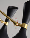WOMO Adjustable Shaded Chandelier-WM2528 thumbnail