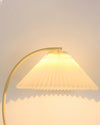 WOMO Pleated Gooseneck Floor Lamp-WM7119 thumbnail