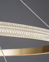 WOMO Circular Led Brass Chandelier-WM2357 thumbnail