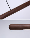 WOMO Walnut Linear Led Pendant Light-WM2520 thumbnail