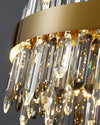 WOMO Gold Long Oval Crystal Chandelier-WM2339b thumbnail