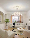 WOMO Tiered Candelabra Glass Chandelier-WM2400 thumbnail