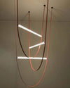 WOMO Leather String Chandelier-WM2273 thumbnail