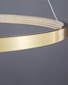 WOMO Tiered Circular Led Brass Chandelier-WM2345 thumbnail