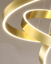 WOMO Gold Tiered Ring Chandelier-WM2916 thumbnail