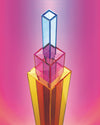 WOMO Red Column Floor Lamp-WM7138 thumbnail