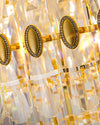 WOMO Tiered Tapered Gold Crystal Chandelier-WM2533 thumbnail