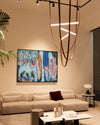 WOMO Leather String Chandelier-WM2273 thumbnail