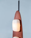 WOMO Modern Wood Oval Floor Lamp-WM7080 thumbnail