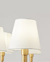 WOMO Gold Fabric Shaded Chandelier-WM2951 thumbnail
