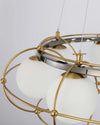 WOMO Frosted Glass Ball Round Chandelier-WM2791 thumbnail