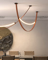 WOMO Leather String Chandelier-WM2273 thumbnail