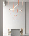WOMO Leather String Chandelier-WM2273 thumbnail