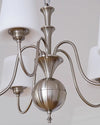 WOMO Glass Shaded Arm Chandelier-WM2946 thumbnail