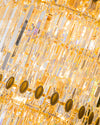 WOMO Tiered Tapered Gold Crystal Chandelier-WM2533 thumbnail